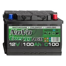 Novo energy agm 12v - novo, 100ah