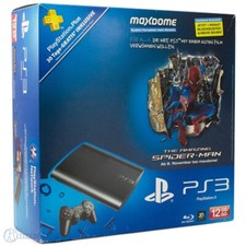 PS3 - Konsole Super Slim 250GB #schwarz + Original Controller + Zub. mit OVP