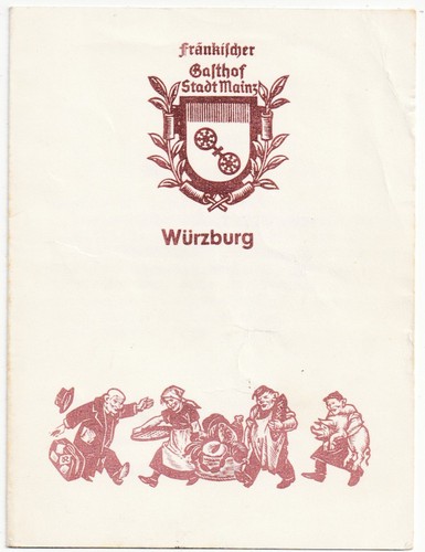 Würzburg menü karte 100 - wÜrzburg,, menü-karte