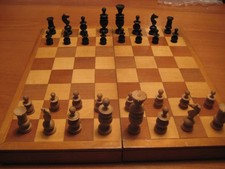 Antikes Schachspiel Kassette