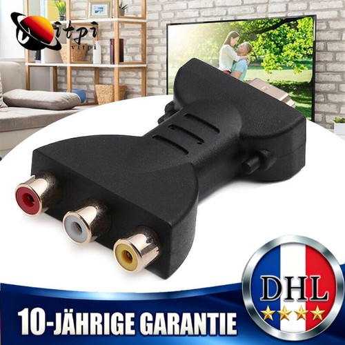 Hdmi stecker auf - auf, 3rca-buchse
