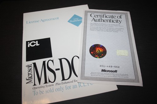 Original microsoft dos 0 - original, 6.0