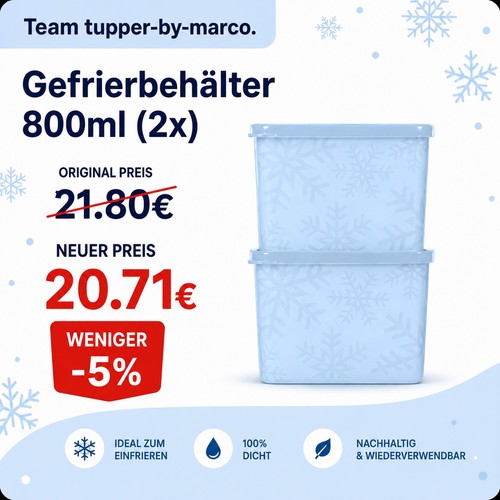 Tupperware gefrier behälter - tupperware, gefrier-behälter
