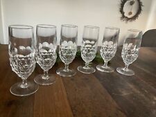 6 alte Bleikristallgläser Sektgläser  toller Schliff  WMF Caroline ? 70er Jahre