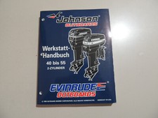 1995 1996 Werkstatthandbuch Johnson Evinrude Außenborder 40 45 48 50 55 PS 2Zyl