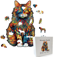 Holz Jigsaw Puzzles Katze