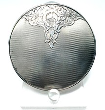 Art Déco Puderdose 835 Silber