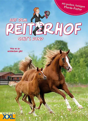 Auf dem reiterhof geht rund - auf,