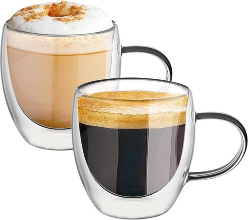 Doppelwandige latte macchiato - latte,