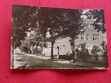 Postkarte aus Bad Liebenwerda, Leninstraße und Grundschule