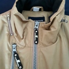 LE FROG Casual Jacke Windjacke  Übergangsjacke - beige- ~ GR. 48/50