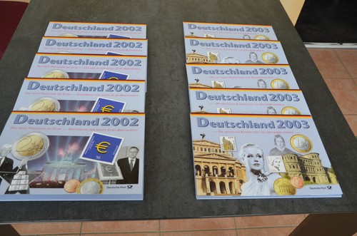 10x euro kursmünzensatz - 10x,