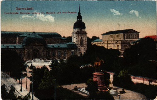 Cpa darmstadt paradeplatz - paradeplatz,