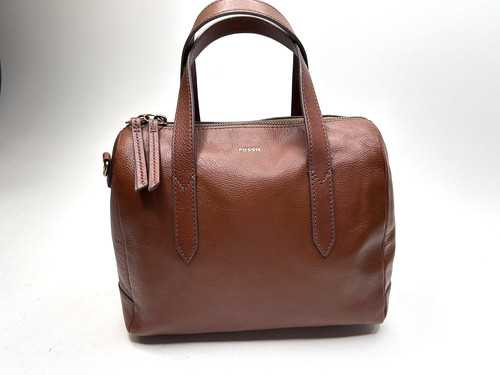 Fossil sydney satchel brown - fossil,