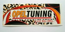 Werbe-Aufkleber Opel Tuning