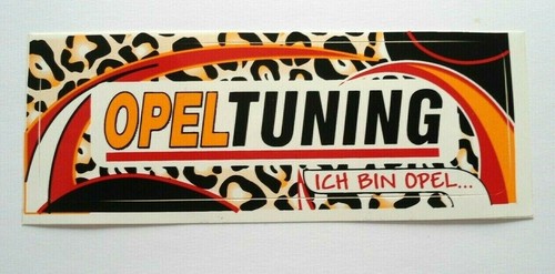 Werbe aufkleber opel tuning - werbe-aufkleber,
