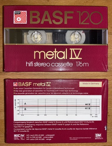 Basf 120 metal seltene - iv, *