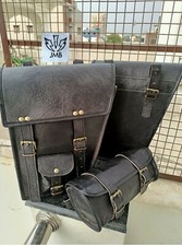 Kombi Schwarz Leder Motorrad