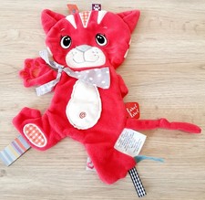 Label Label Schmusetuch rote Katze - ganz weich - waschbar - outlet