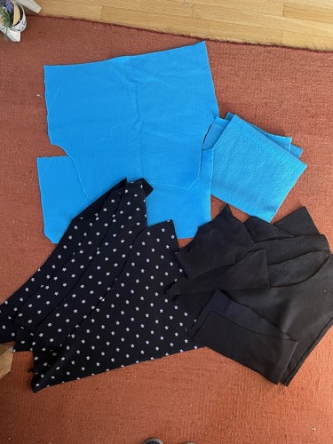 Stoffrestepaket fleecereste - stoffrestepaket,,