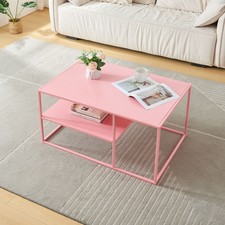 Couchtisch Solund 90x60x45 cm Rosa [en.casa]