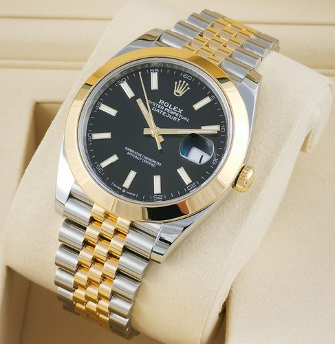 Rolex datejust stahl gold - 41,