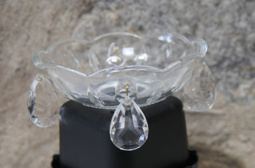 Vintage glas tropfenfänger - glas,