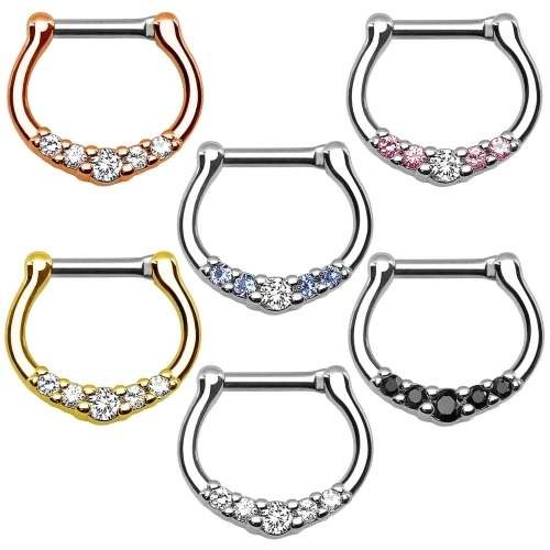 Septum piercing clicker schild - piercing,