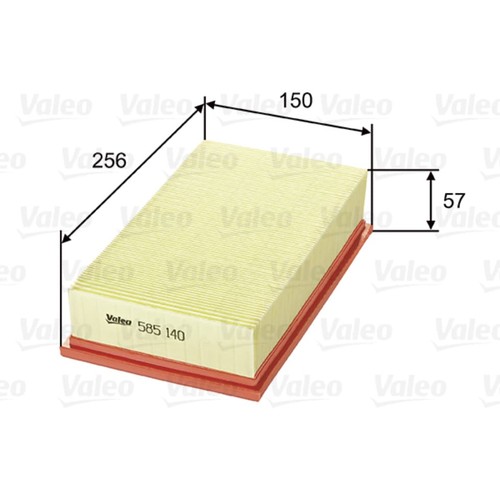 Luftfilter valeo 585140 - valeo, für