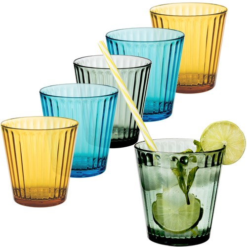 Camping glas 360ml - 6x,
