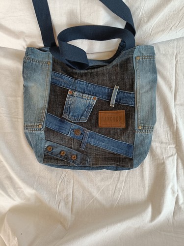 Jeanstasche upcycling unikat - jeanstasche,