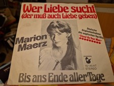 7"  MARION MAERZ Wer Liebe
