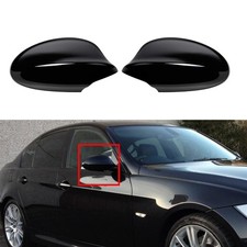 2x Schwarz Spiegelkappe