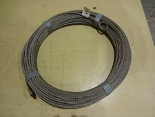 60 Meter Drahtseil 6mm Edelstahl, V2A, 6x19, neuwertig, mit Ösen, rostfrei