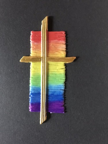 Verzierwachs kreuz gold - verzierwachs,