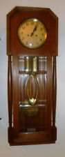Gustav Becker Wiener Regulator, Pendel- Wanduhr, 2 Gewichte, intakt