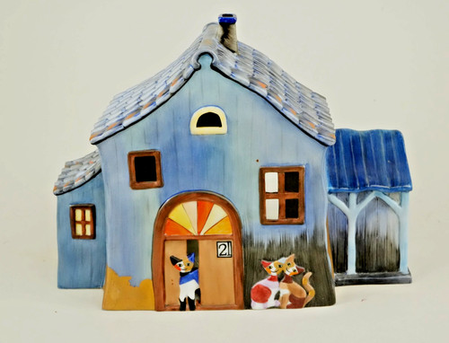 Porzellan teelichthaus casa - -,