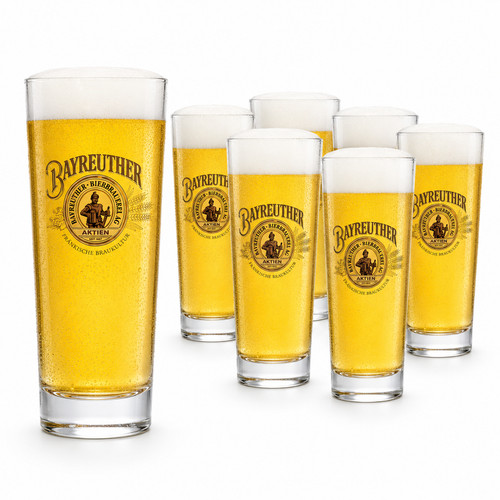 Bayreuther aktien bierglas - aktien,