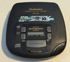 Technics SL-XP600 Vintage Tragbarer Portable CD Player Extra Anti Shock