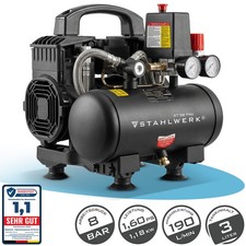 STAHLWERK Kompressor 8 Bar 3 L