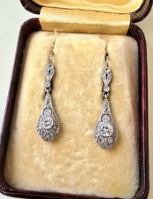 Art Deco Ohrringe Diamanten