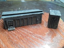 1:87 H0 Hühnerhaus und Freitoilette - Eigenbau Einzelstück