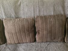 Couchüberwurf Couchschoner Kissenbezug Braun 8teilig 