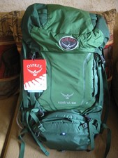 Rucksack Osprey Kestrel 68 neu mit Etikett hochwertig Trekking grün