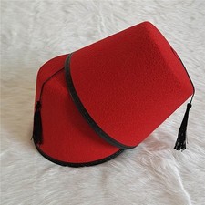 Tarboosh Red Turkish Fez Hat