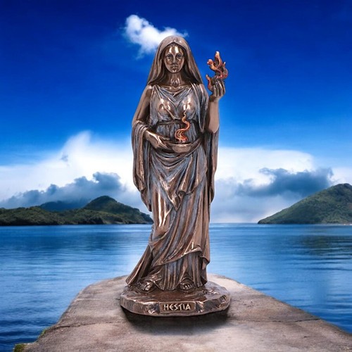 Hestia göttin bronze - göttin,