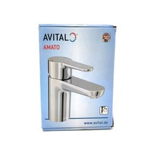 AVITAL Waschtischarmatur AMATO chrom inkl. Zubehör modern NEU