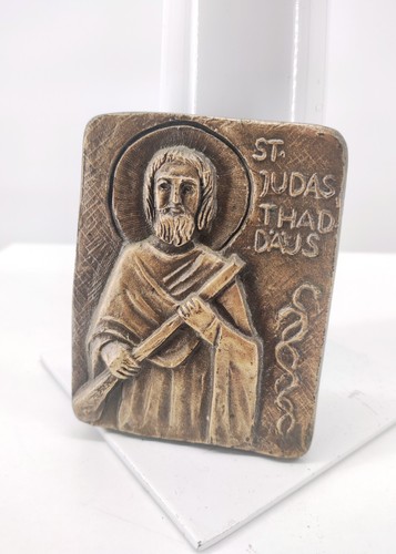 Bronze platte relief judas - bronze,