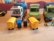 Playmobil Müllfahrzeuge 3x