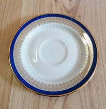 Winterling Markleuthen Bavaria Porzellan Blau Goldrand Unterteller